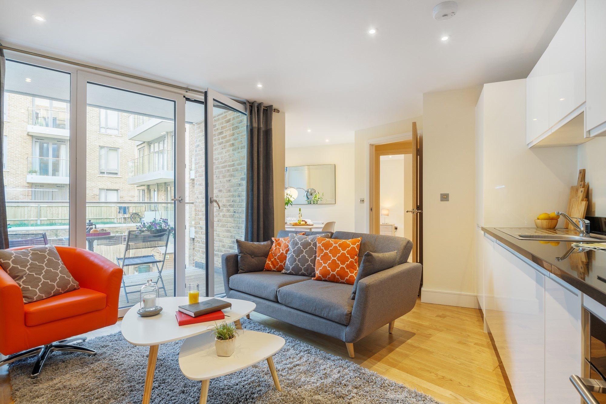 Two Bedroom Serviced Apartment With Balcony In Weymouth Building, Deacon Street London Exteriör bild