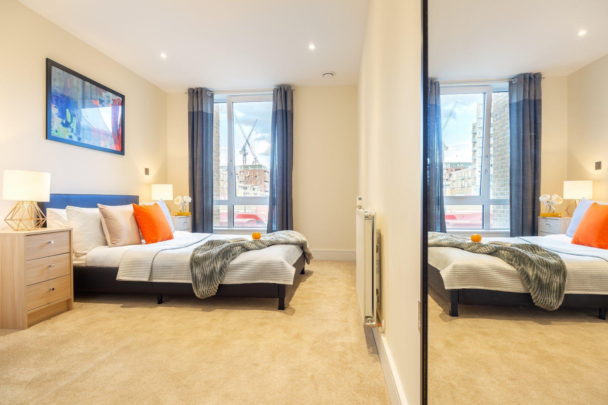 Two Bedroom Serviced Apartment With Balcony In Weymouth Building, Deacon Street London Exteriör bild