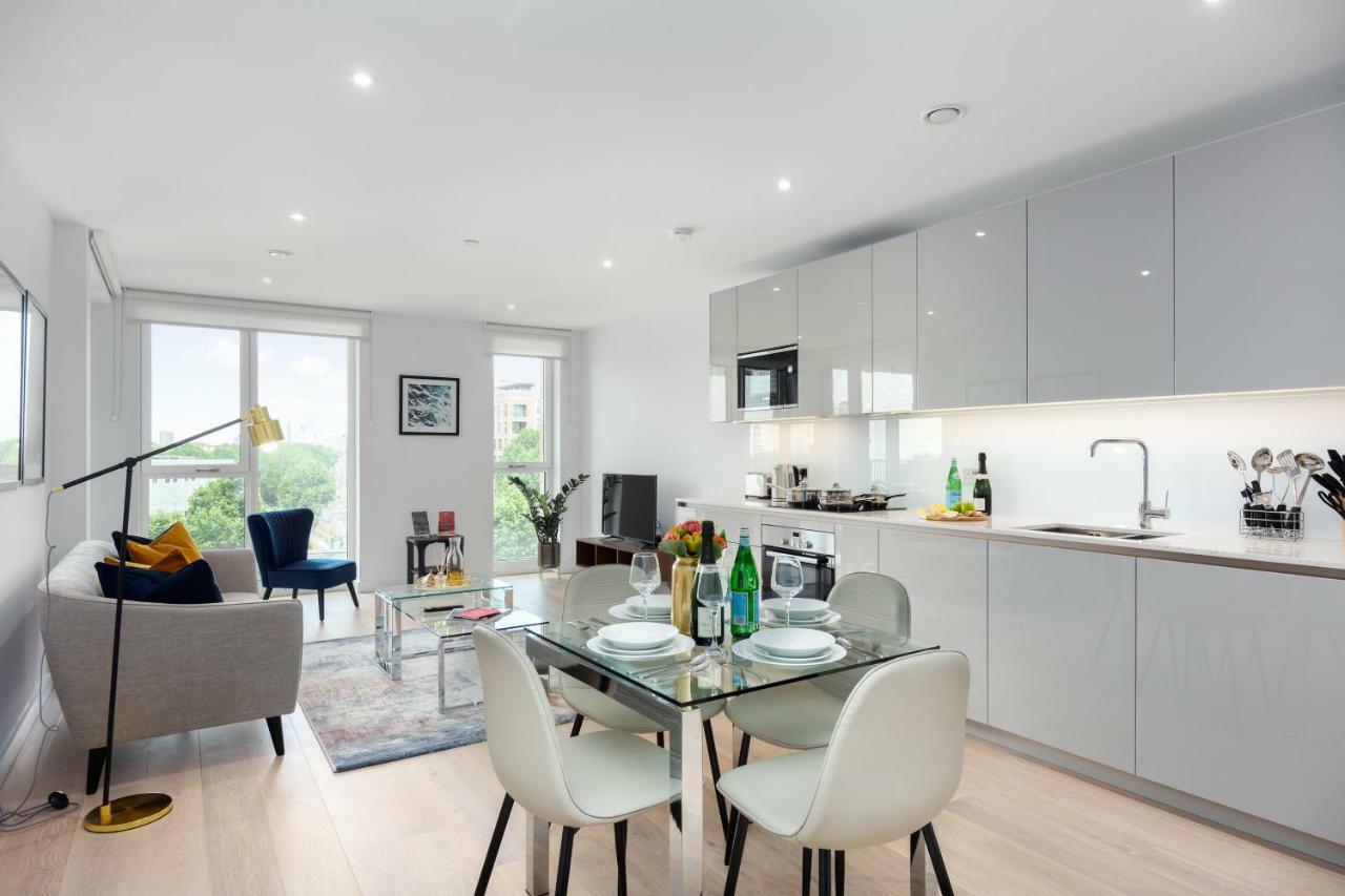 Two Bedroom Serviced Apartment With Balcony In Weymouth Building, Deacon Street London Exteriör bild
